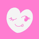 Strong and Milky's cheeky heart logo
